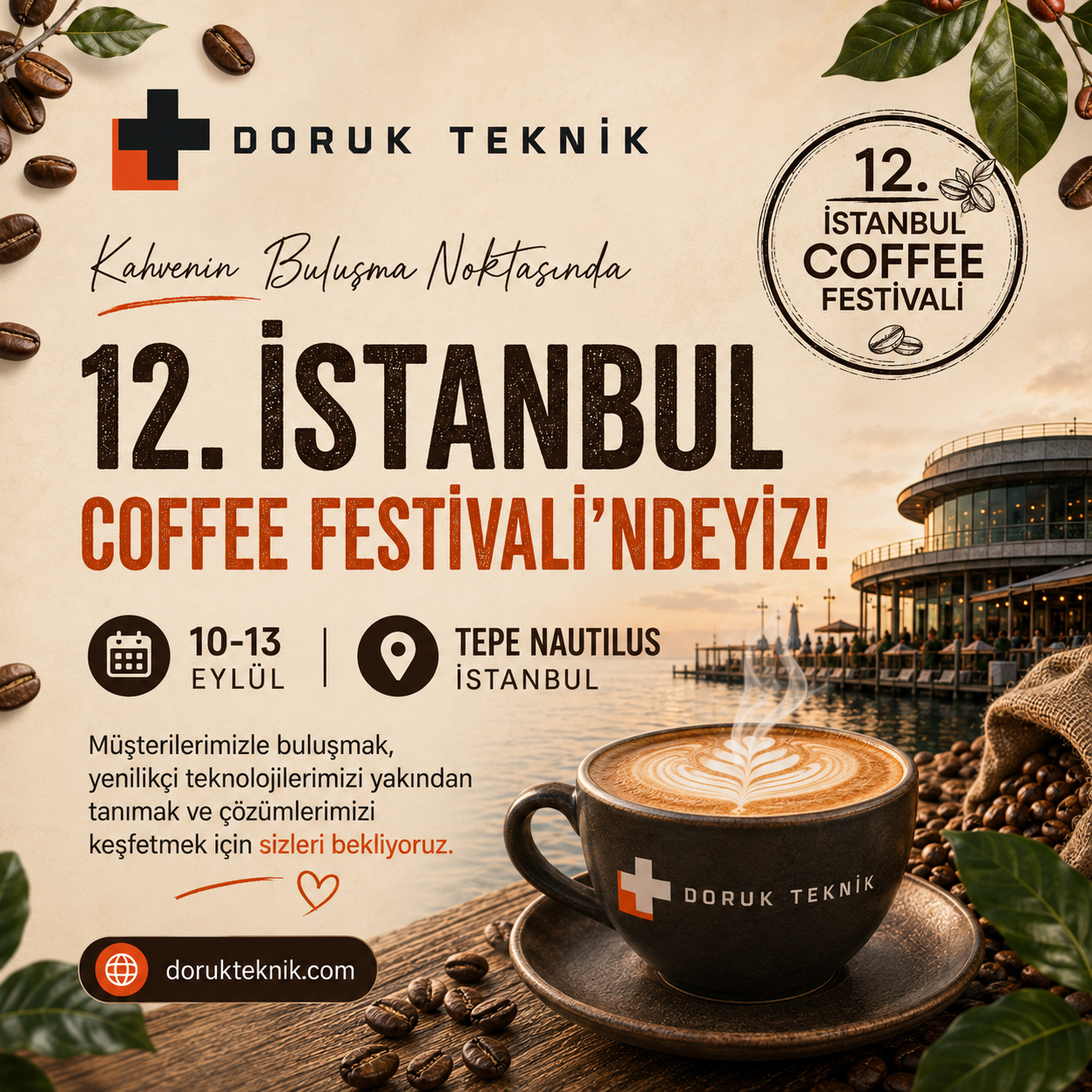 12. İstanbul Coffee Festivali'ndeyiz